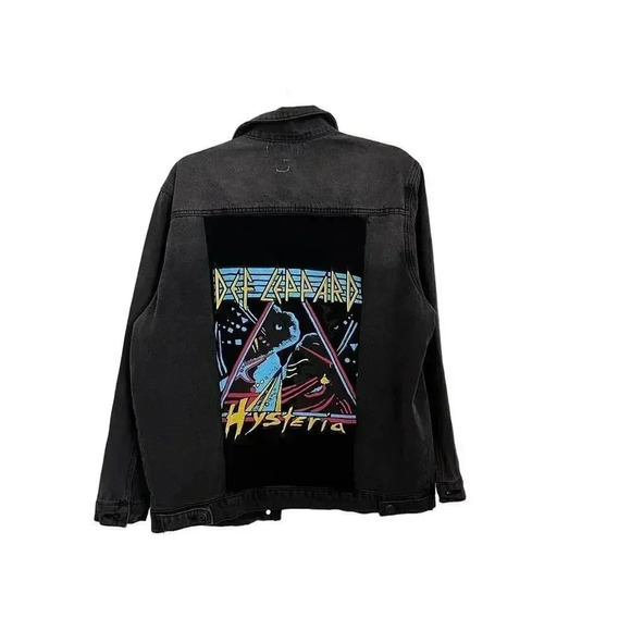 By junk food denim jacket xs def leapord - Picture 4 of 4